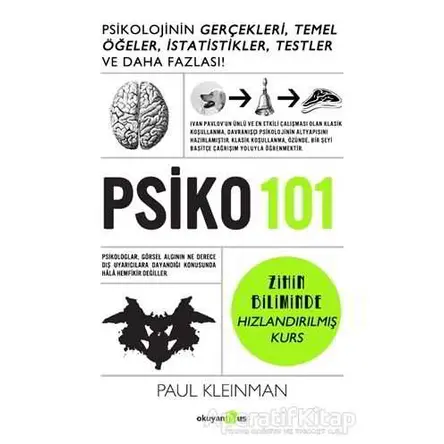 Psiko 101 - Paul Kleinman - Okuyan Us Yayınları