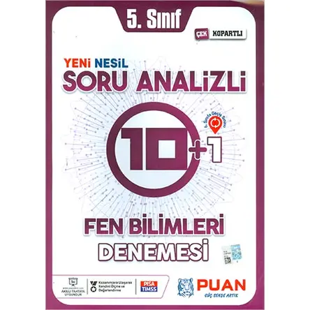 Puan 5.Sınıf Fen Bilimleri Denemesi