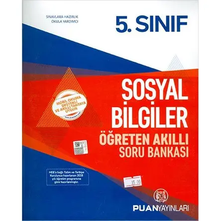 Puan 5.Sınıf Sosyal Bilgiler Öğreten Akıllı Soru Bankası