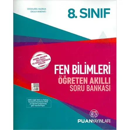 Puan 8.Sınıf Fen Bilimleri Öğreten Akıllı Soru Bankası