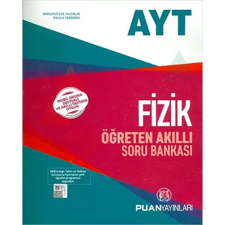 Puan AYT Fizik Öğreten Akıllı Soru Bankası