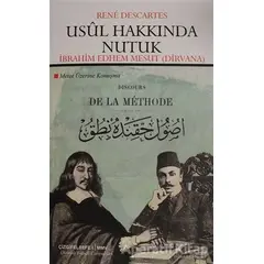 Usul Hakkında Nutuk - Rene Descartes - Çizgi Kitabevi Yayınları