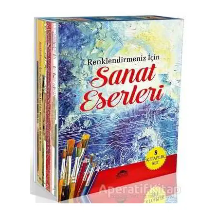 Renklendirmeniz İçin Sanat Eserleri Seti (8 Kitap) - Maya Kitap