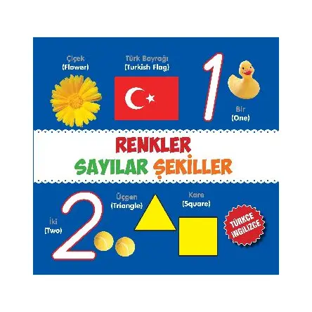 Renkler Sayılar Şekiller - Kolektif - Parıltı Yayınları