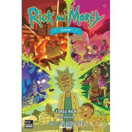 Rick and Morty Sunar: Turşu Rick ve Diğer Hikayeler - J. Torres - Marmara Çizgi