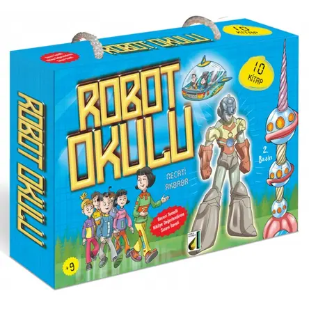 Robot Okulu Seti (10 Kitap Takım) - Necati Akbaba - Damla Yayınevi