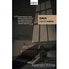 Dava - Franz Kafka - Kafka Kitap