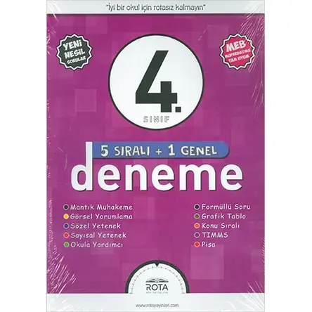 Rota 4.Sınıf 6 Sıralı 2 Genel Deneme