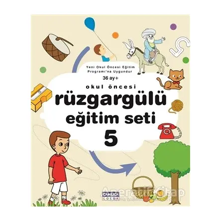 Rüzgargülü Eğitim Seti 5 (36 Ay+) - Fatih Kaynar - Çamlıca Basım Yayın