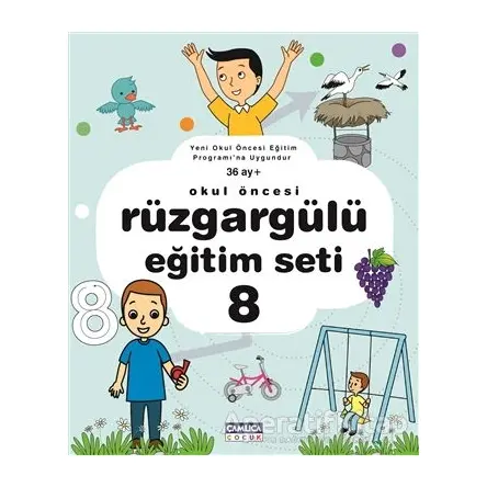 Rüzgargülü Eğitim Seti 8 (36 Ay+) - Fatih Kaynar - Çamlıca Basım Yayın