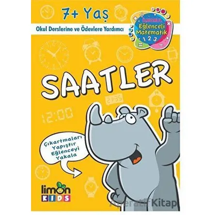 Saatler - İlkokul Eğlenceli Matematik - Kolektif - limonKIDS