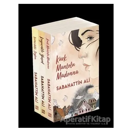 Sabahattin Ali 3lü Set (3 Kitap Takım) - Sabahattin Ali - Dokuz Yayınları