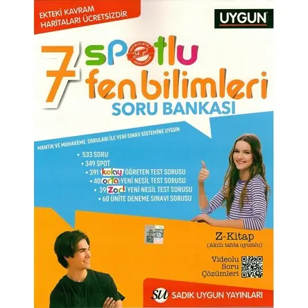 Sadık Uygun 7. Sınıf Fen Bilimleri Spotlu Soru Bankası