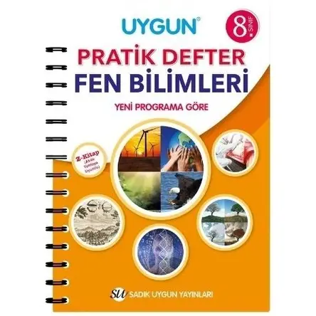 Sadık Uygun 8. Sınıf Fen Bilimleri Pratik Defter