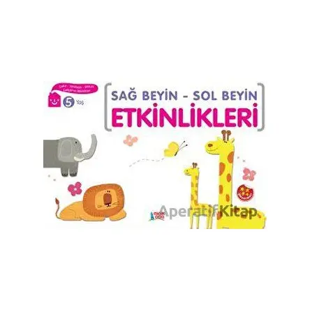 Sağ Beyin - Sol Beyin Etkinlikleri (5 Yaş) - Elif Konar - Minik Ada