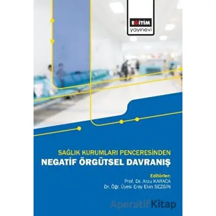 Sağlık Kurumları Penceresinden Negatif Örgütsel Davranış