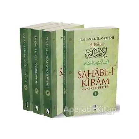 Sahabe-i Kiram Ansiklopedisi (4 Cilt) - İbn Hacer El-Askalani - İz Yayıncılık