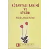 Kütahyalı Rahimi ve Divanı - Ahmet Mermer - Sahhaflar Kitap Sarayı