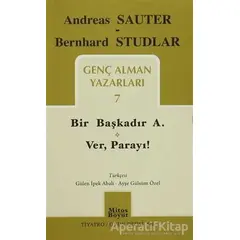 Genç Alman Yazarları 7 - Bernhard Studlar - Mitos Boyut Yayınları