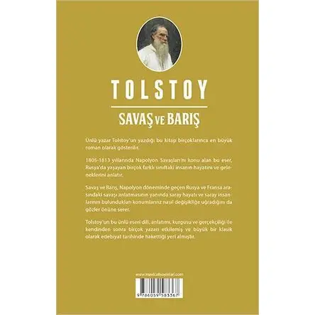 Savaş ve Barış - Tolstoy - (Özet Kitap) - Maviçatı Yayınları