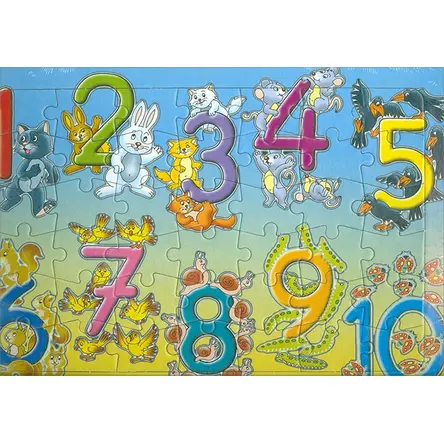 Sayılar Hikayeli Yapboz 42 Parça Puzzle - Yumurcak Yayınları