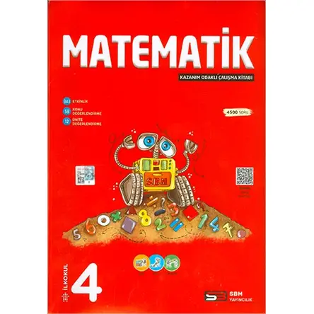 SBM 4.Sınıf Matematik Kazanım Odaklı Çalışma Kitabı