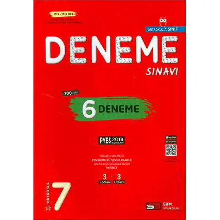 SBM 7.Sınıf PYBS 6 Deneme Sınavı