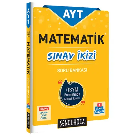 Şenol Hoca AYT Matematik Sınav İkizi Soru Bankası