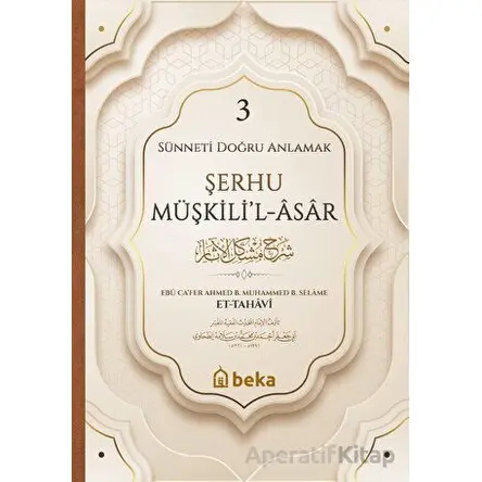 Şerhu Müşkilil Asar - 3 - İmam Tahavi - Beka Yayınları