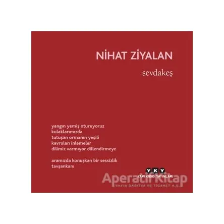 Sevdakeş - Nihat Ziyalan - Yapı Kredi Yayınları