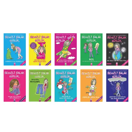 Sevgili Salak Günlük Serisi Set 10 Kitap - Jim Benton - Altın Kitaplar