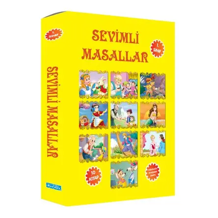 Sevimli Masallar 10 Kitap Set - Ülkü Unsu - Parıltı Yayınları