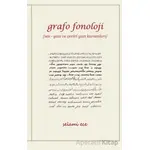 Grafo Fonoloji - Selami Ece - Fenomen Yayıncılık