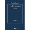 Metin Cengiz Şiiri - Halim Şafak - Şiirden Yayıncılık