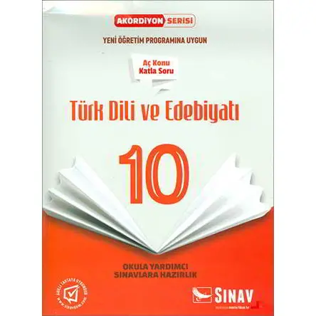 Sınav 10.Sınıf Türk Dili ve Edebiyatı Aç Konu Katla Soru