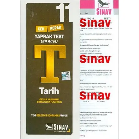 Sınav 11.Sınıf Tarih Yaprak Test