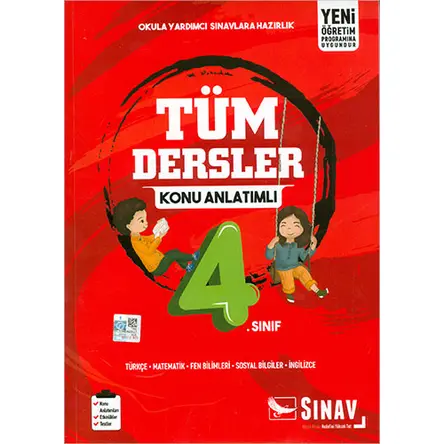 Sınav 4.Sınıf Tüm Dersler Konu Anlatımlı