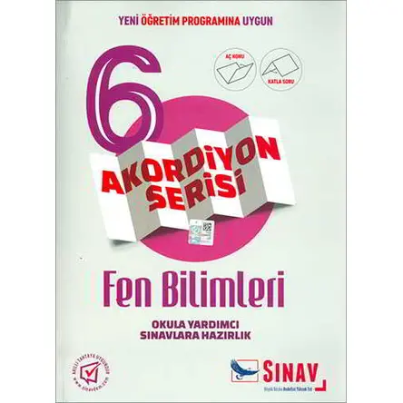 Sınav 6.Sınıf Fen Bilimleri Akordiyon Serisi