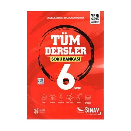 Sınav 6.Sınıf Tüm Dersler Soru Bankası