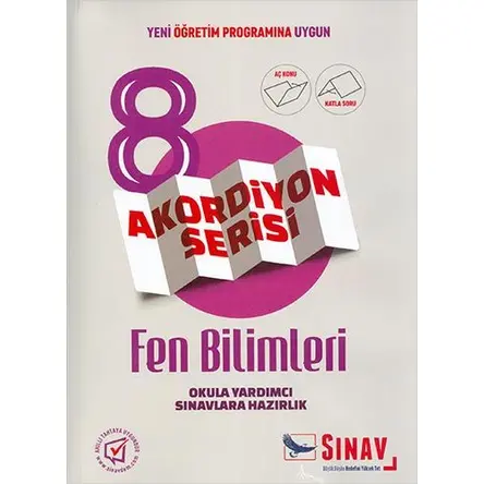 Sınav 8.Sınıf Fen Bilimleri Akordiyon Kitap