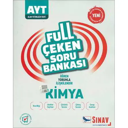 Sınav AYT Kimya Full Çeken Soru Bankası