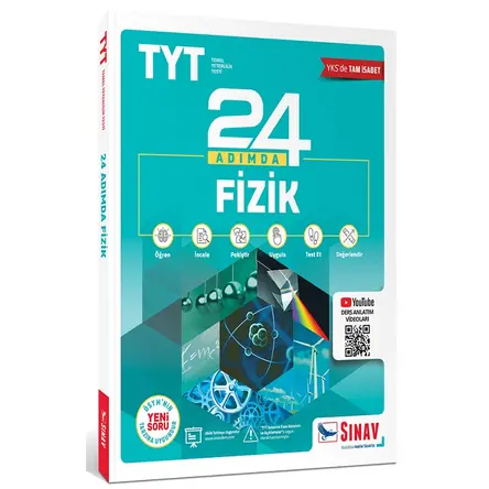 Sınav TYT Fizik 24 Adımda Konu Anlatımlı Soru Bankası