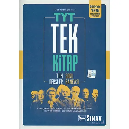 Sınav TYT Tek Kitap Tüm Dersler Soru Bankası