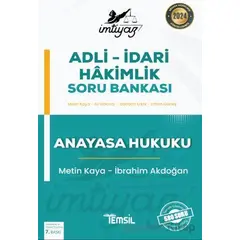 İmtiyaz Adli - İdari Hakimlik Soru Bankası Anayasa Hukuku - İbrahim Akdoğan - Temsil Kitap