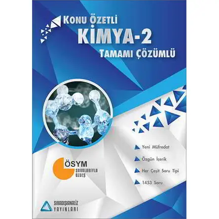 Sıradışıanaliz AYT Kimya-2 Konu Özetli Tamamı Çözümlü (Kampanyalı)