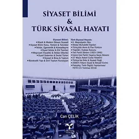 Siyaset Bilimi Ve Türk Siyasal Hayatı - Can Çelik - Umuttepe Yayınları