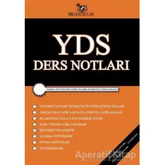 YDS Ders Notları - Özgür Kartal - Sokak Kitapları Yayınları