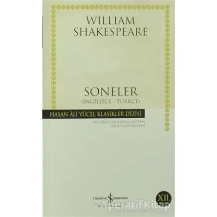 Soneler - William Shakespeare - İş Bankası Kültür Yayınları