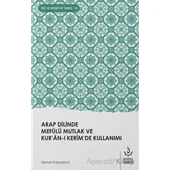 Arap Dilinde Mefulü Mutlak ve Kuran-ı Kerimde Kullanımı