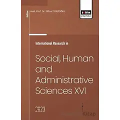 International Research in Social, Human and Administrative Sciences 16